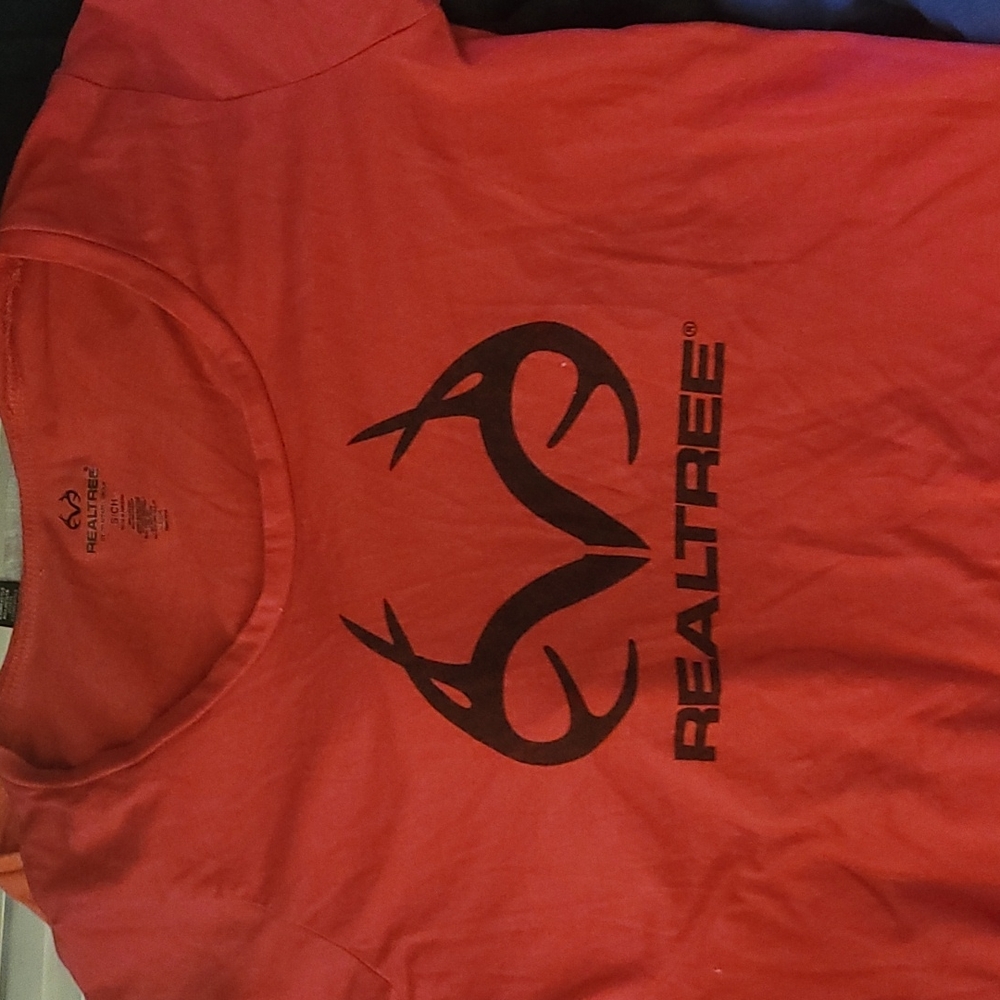 Hot pink real tree tshirt